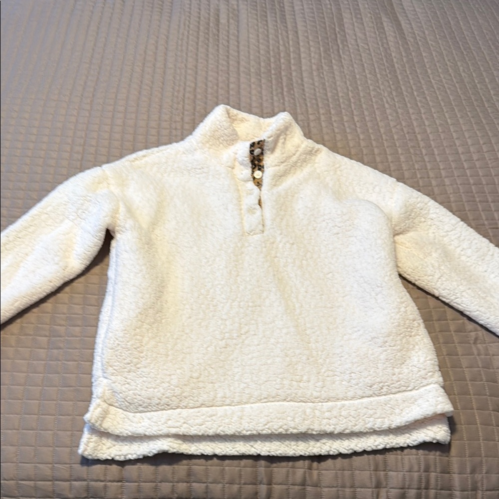 Tilly's Cream Button-Up Sweater